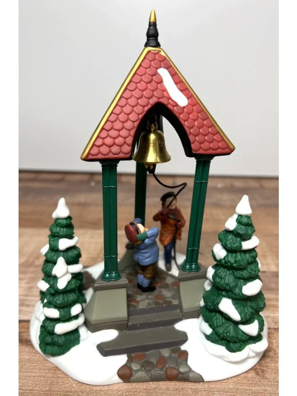 Dept 56 98711 Christmas Bell Gazebo Figurine Heritage Village